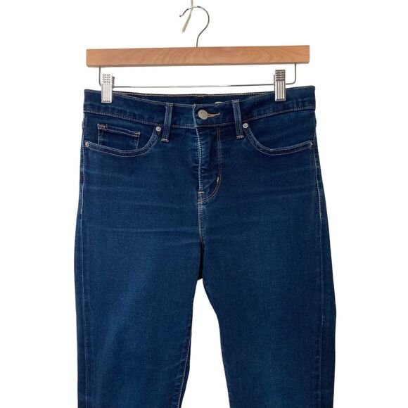 Levis Vintage Big E Jeans Womens Misses 28X32 Mid Rise Medium Stretch Blue Denim - Picture 3 of 14